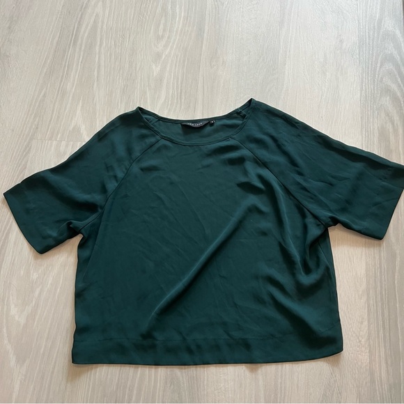 New‎ Look Green Blouse Top Size 8 - Picture 1 of 2